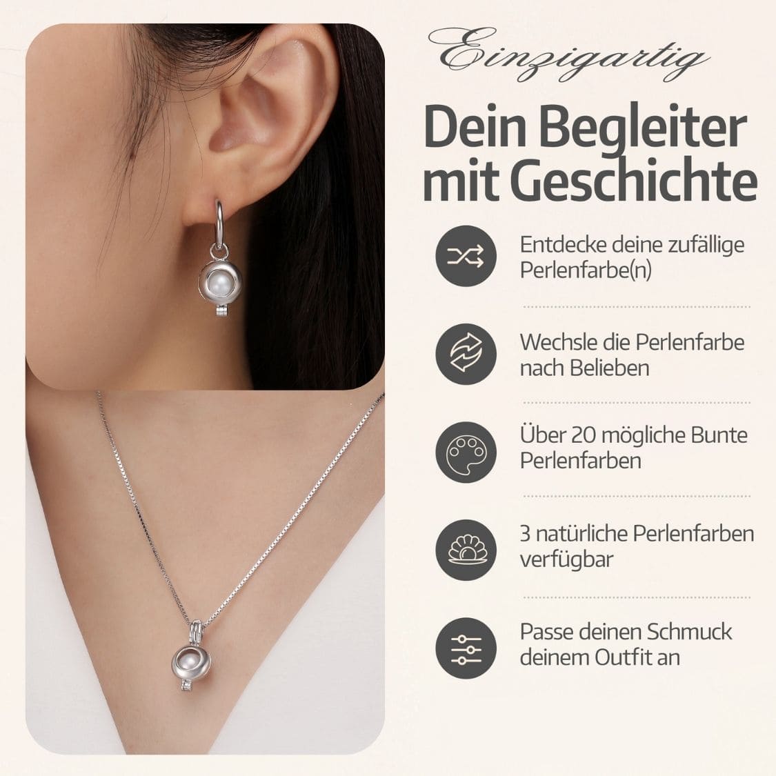 Orbis SET Kette + Ohrringe