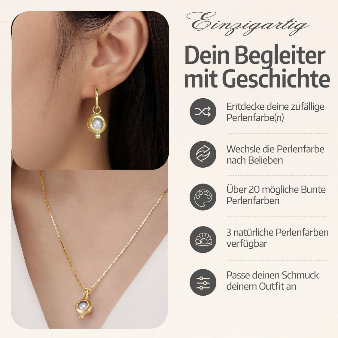 Orbis SET Kette + Ohrringe