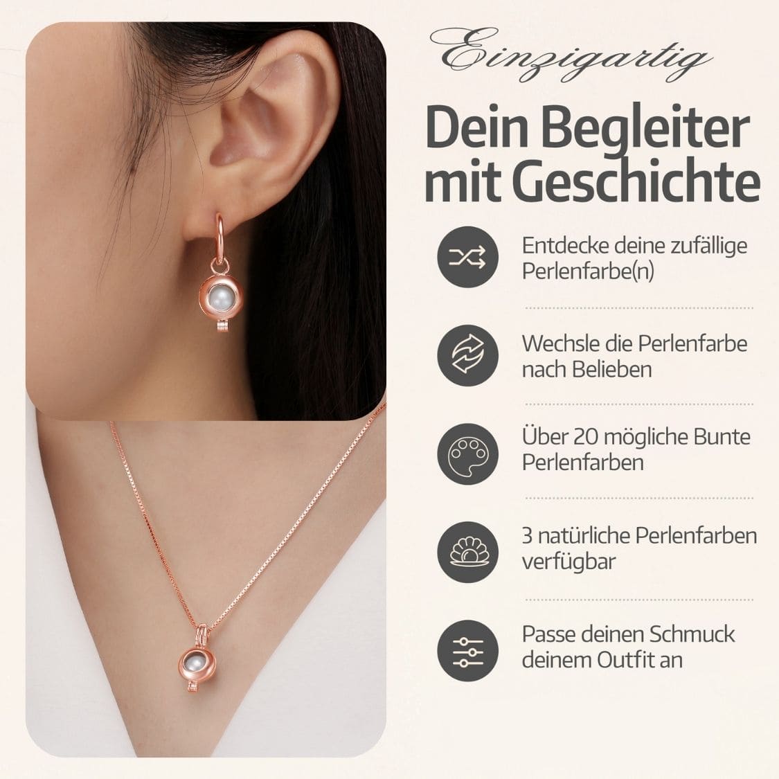 Orbis SET Kette + Ohrringe