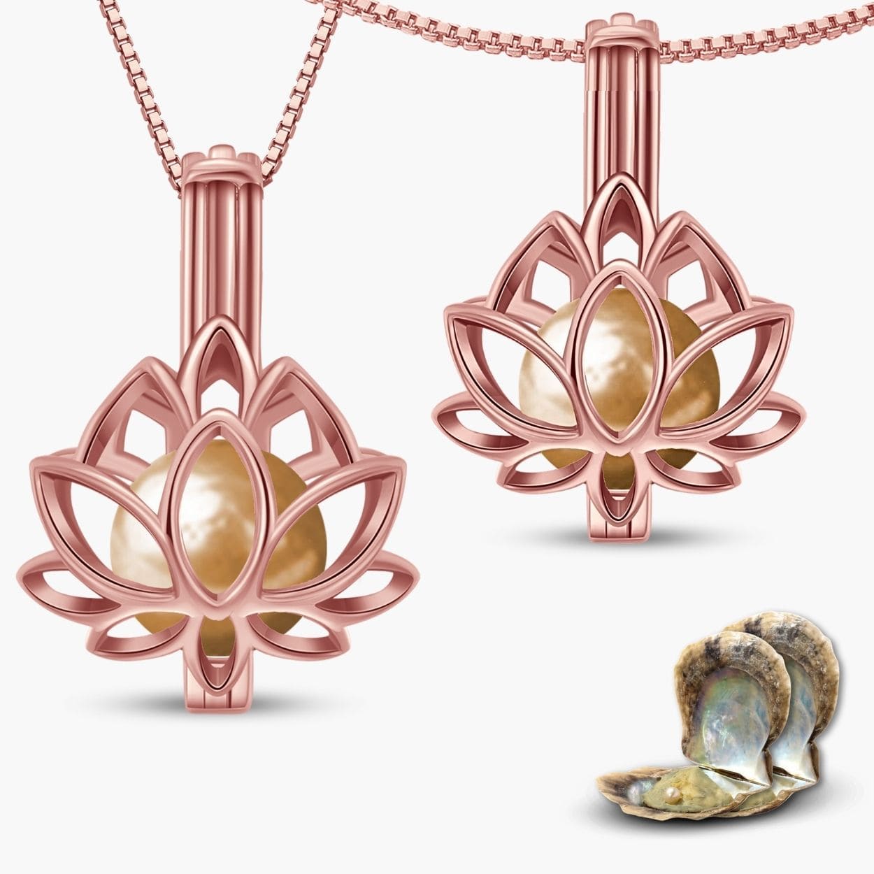 Lotus Kette + Armband Set