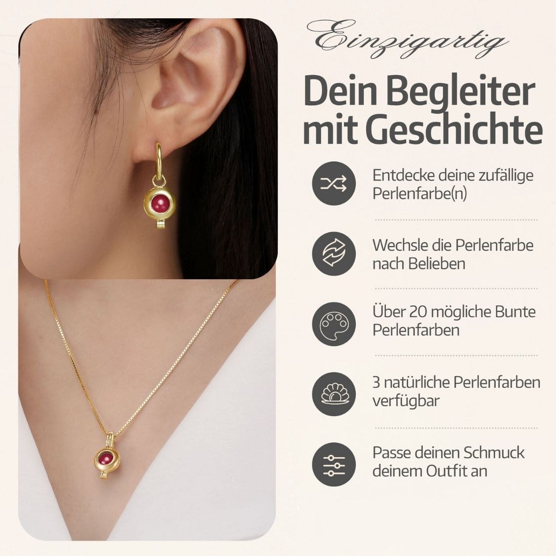 Orbis SET Kette + Ohrringe