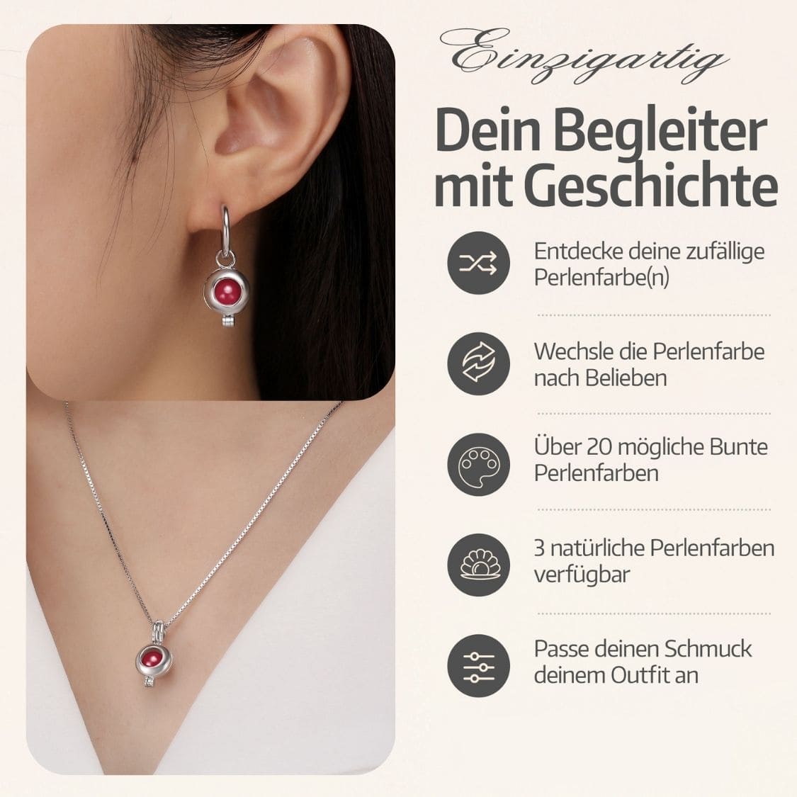 Orbis SET Kette + Ohrringe